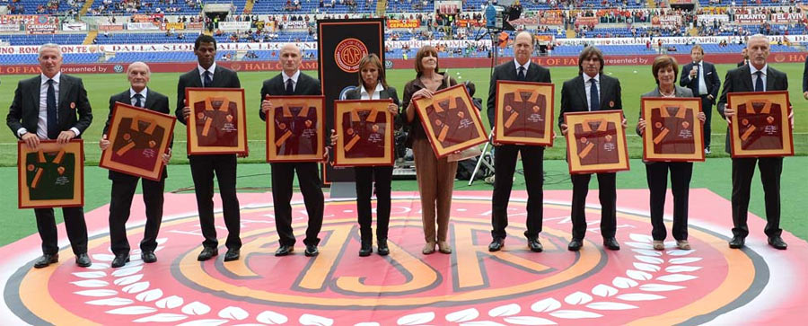 Nella stagione 2012/13 Francesco Rocca entra a far parte della prima Hall of Fame della Roma