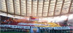 Coreografia della Roma al derby di ritorno 2013/14