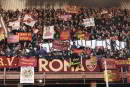Romanisti nel settore ospiti dello stadio Luidi Ferraris di Genova
