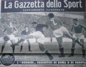 La Gazzetta dello Sport celebra la vittoria della Roma nel derby