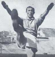 L'allenatore della Roma 1952/53 Mario Varglien