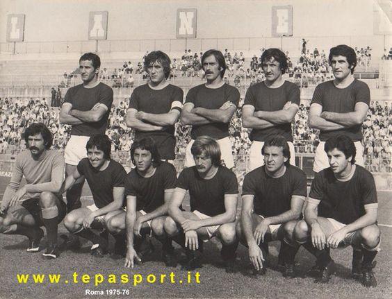 Una formazione della Roma 1975/76