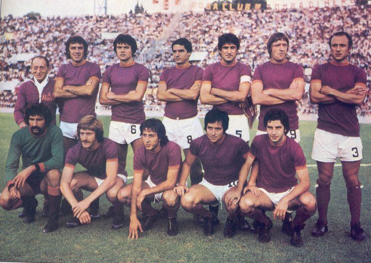 Una formazione dell'A.S.Roma 1976/77