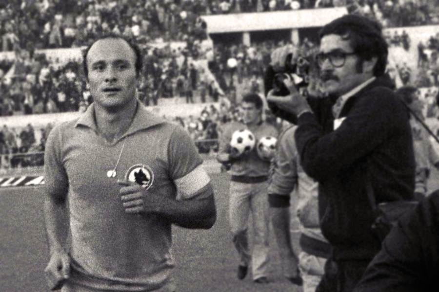 Rocca capitano della Roma nella stagione 1978/79