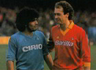 Falcao e Maradona in Napoli-Roma