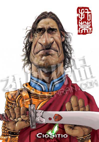 Caricatura di Francesco Totti
