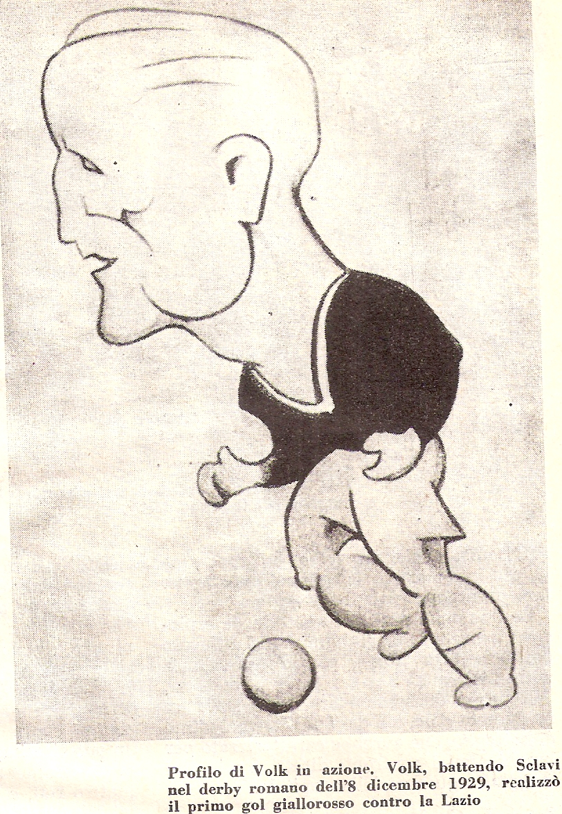 Una caricatura di Rodolfo Volk