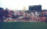 La coreografia della Curva Sud della Roma nel derby di ritorno d'andata del campionato 1984/85