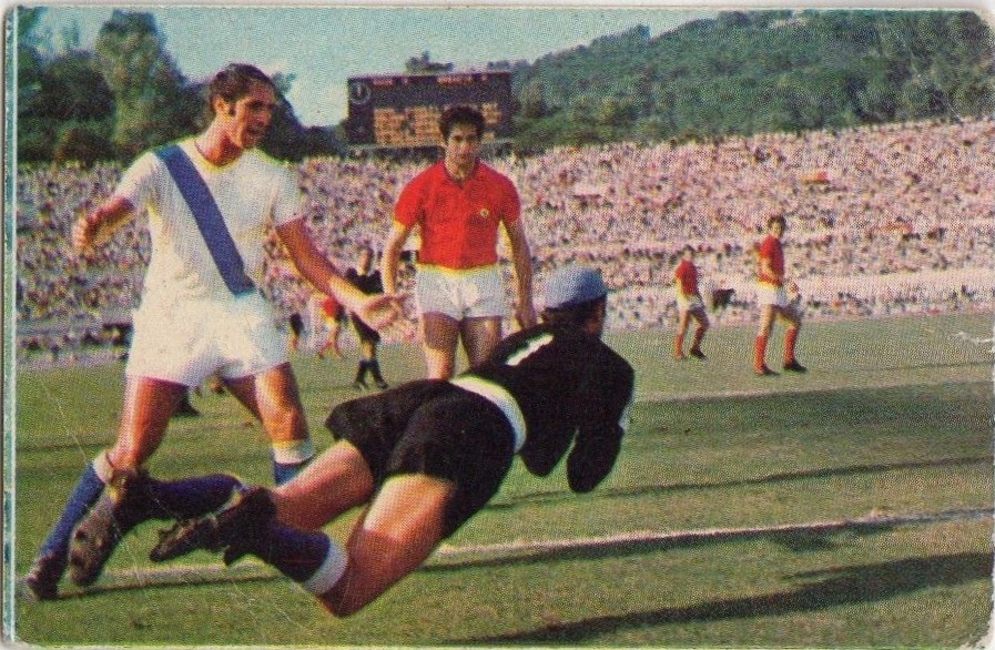 Un immagine di Roma-Brescia 1-0 della stagione 1969/70