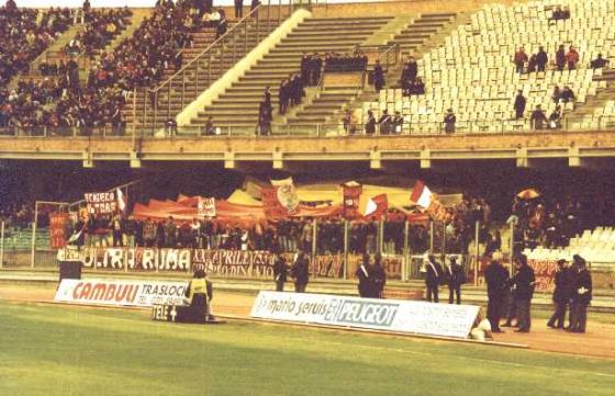 Romanisti al seguito in Cagliari-Roma del 1998/99
